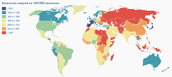 Nutritional deficiencies map